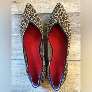 Rothy’s Leopard Print Point Flats